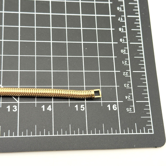 VTG Kreisler Snake Chain Choker Necklace Heavy High Quality Chunky 15.5" READ - Picture 9 of 9